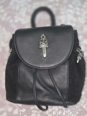 chrome hearts mini backpack Denim Cross Patch Seventh Grade Justin Reed Chrome Hearts | Bags |